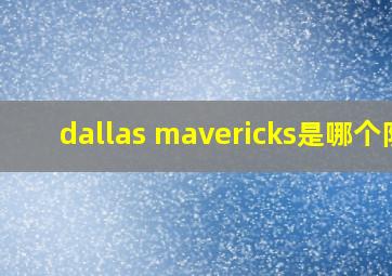 dallas mavericks是哪个队